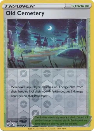 Chilling Reign Old Cemetery #147/198 reverse holo
